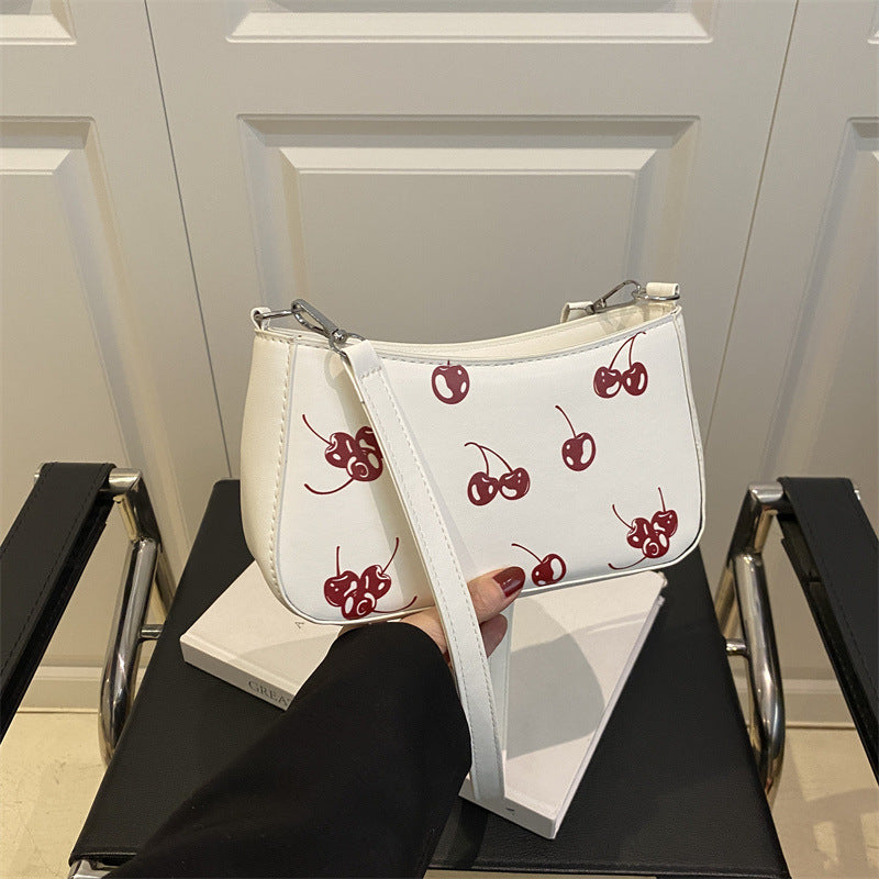 Casual Versatile Underarm Bag Printed Commuter Portable