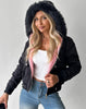 Casual Fashion Hooded Jacket With Furry Lining