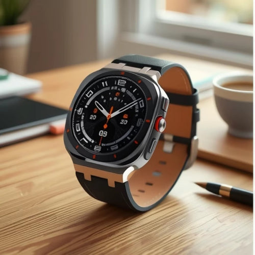 Ultra Crazy Horse Leather AP Stainless Steel Head Grain Leather Watch Strap