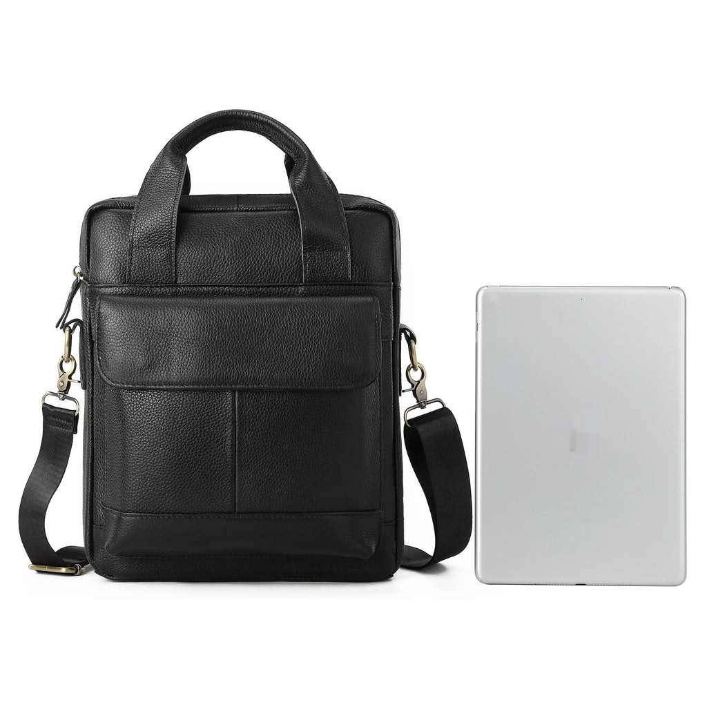 حقيبة يد رجالية عمودية بتصميم كلاسيكي