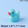Resin Shrink Mini Little Duck Pendant