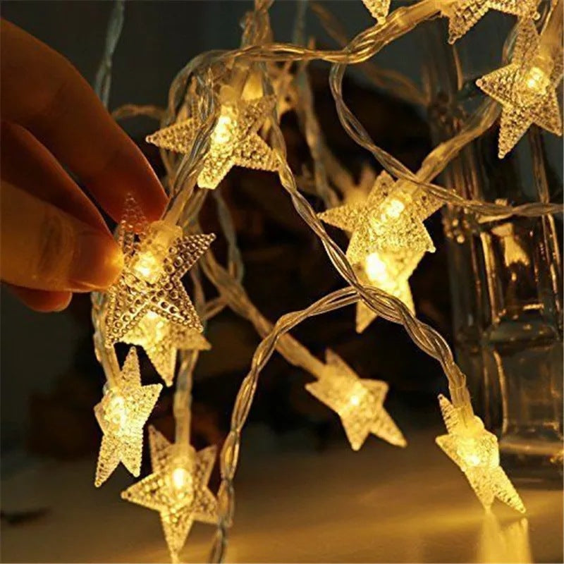 LED Star Light String Outdoor Holiday Decoration 3 M