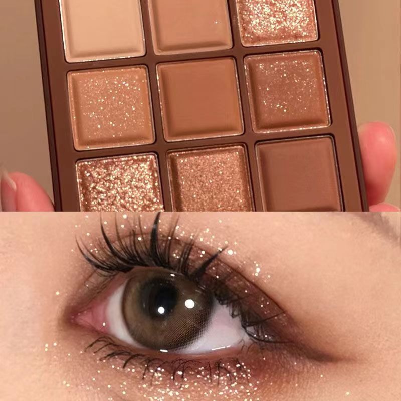 Nine-color Mocha Chocolate Eyeshadowshimmer And Matte
