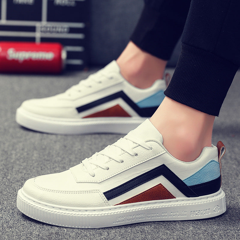 Casual white shoes college breathable sneakers
