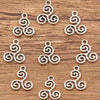 Double-sided Hollow Circle Pendant Alloy Ornament Small Accessories