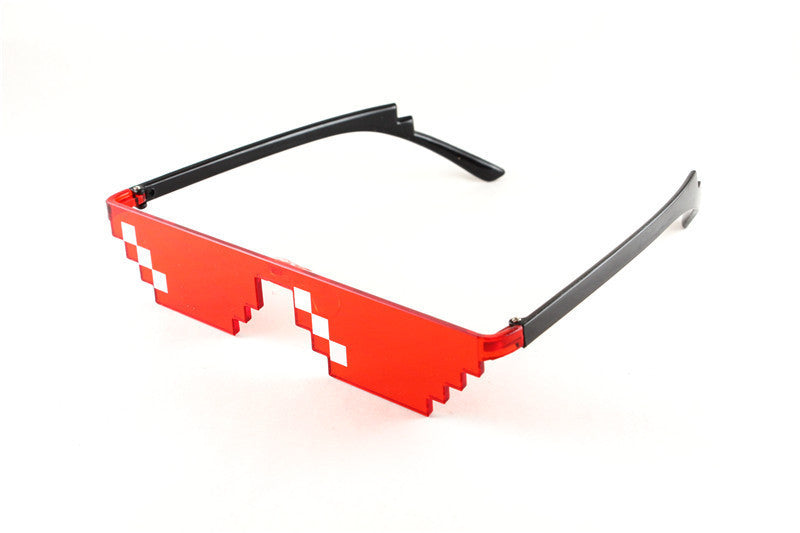 Mosaic Pixel Sunglasses Anime Peripheral Spoof Costume