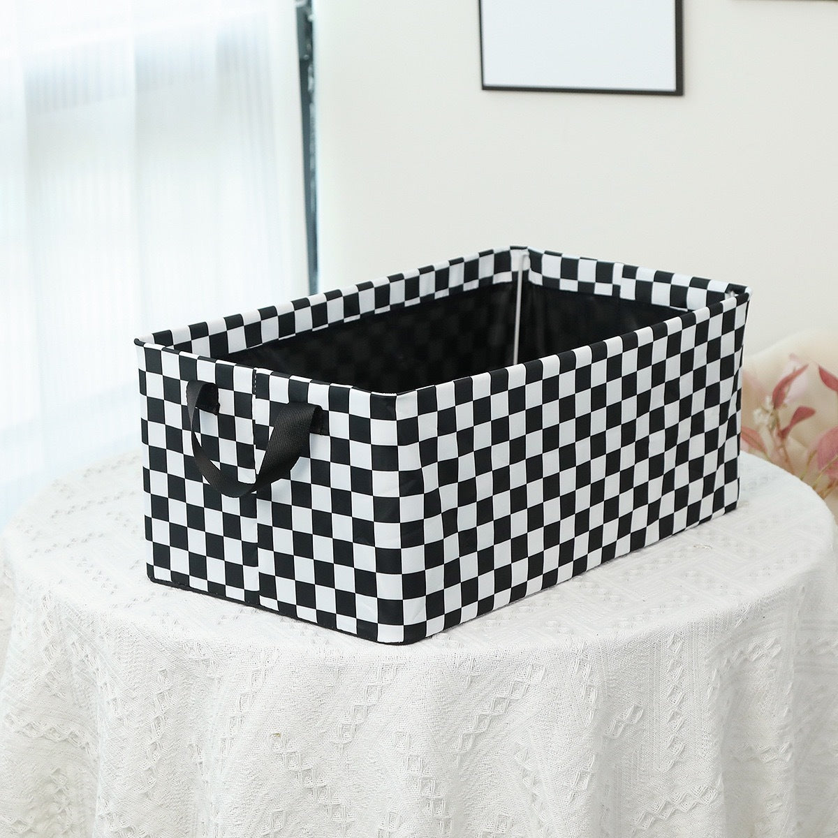 Chessboard Drawer Nordic Style Foldable Large Capacity Support Thick Storage