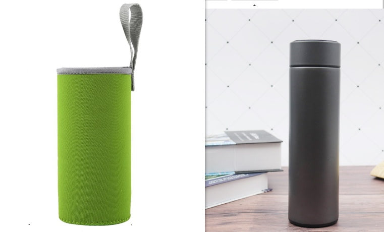 LED touch display temperature water cup