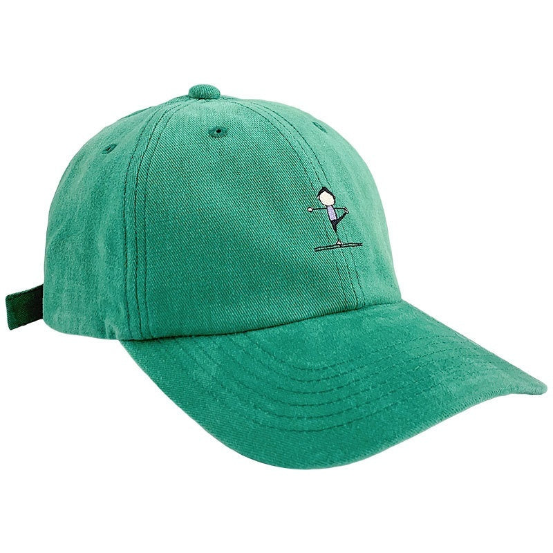 Women's Fashion Letter Embroidery Korean Sun-proof Peaked Cap