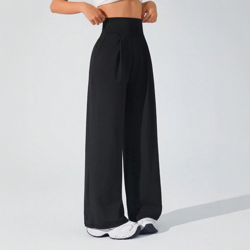 Ladies' Slimming High-Waisted Straight Pants