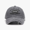 Letter Embroidery Outdoor Curved Brim Soft Top Neutral Baseball Cap