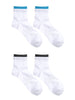 Low Socks Double Blue Striped White Socks Luokou Flat Cotton Socks