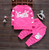 Girls Cartoon Long-sleeved Two-piece Suit 1-4 Years Old Autumn Suit