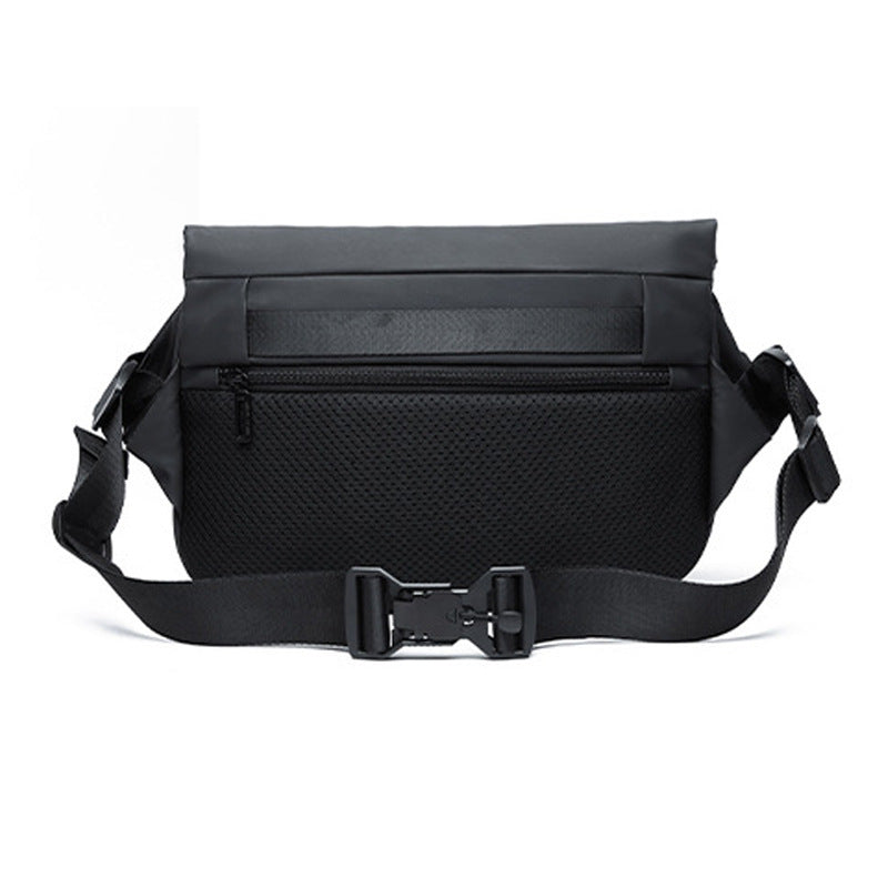 PVC Leisure Large Capacity Chest Bag Riding Function Single-shoulder Bag Men