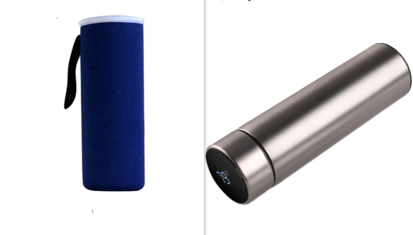 LED touch display temperature water cup