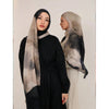 Watercolor Series Satin Polyester Ethnic Shawl