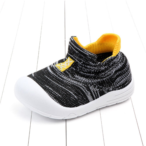 Spring Children''s Single Shoe Soft Sole Walking Shoes Non Slip Breathable Baby Shoes