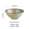 Creative Trumpet Bowl Ceramic Large Rain-hat Shaped Bowl