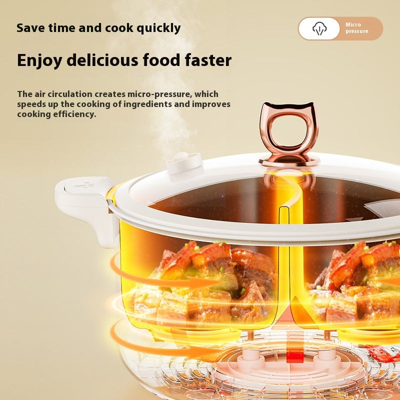6 L 8L Large Capacity Mandarin Duck Electric Chafing Dish Household Multi-functional Integrated Dormitory Students