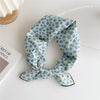 Women's Cotton And Linen Small Square Towel Silk Scarf Artistic All-match Fashion