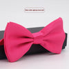 Men's Solid Color Formal Wear Wedding Business Casual Groom Groomsman Bow Tie