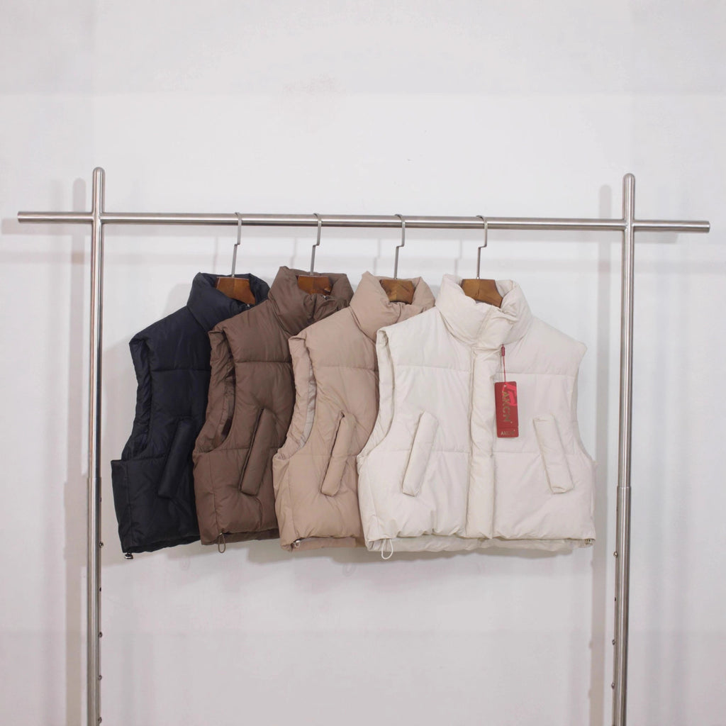 Women's Warm Jacket Sleeveless Loose Lapel