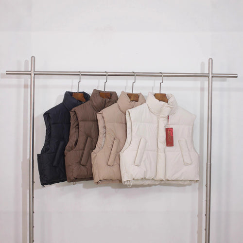 Women's Warm Jacket Sleeveless Loose Lapel