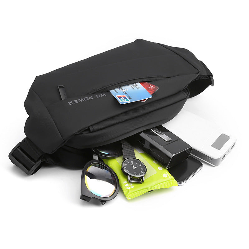 Men's Chest Outdoor Sports Large-capacity Crossbody Bag