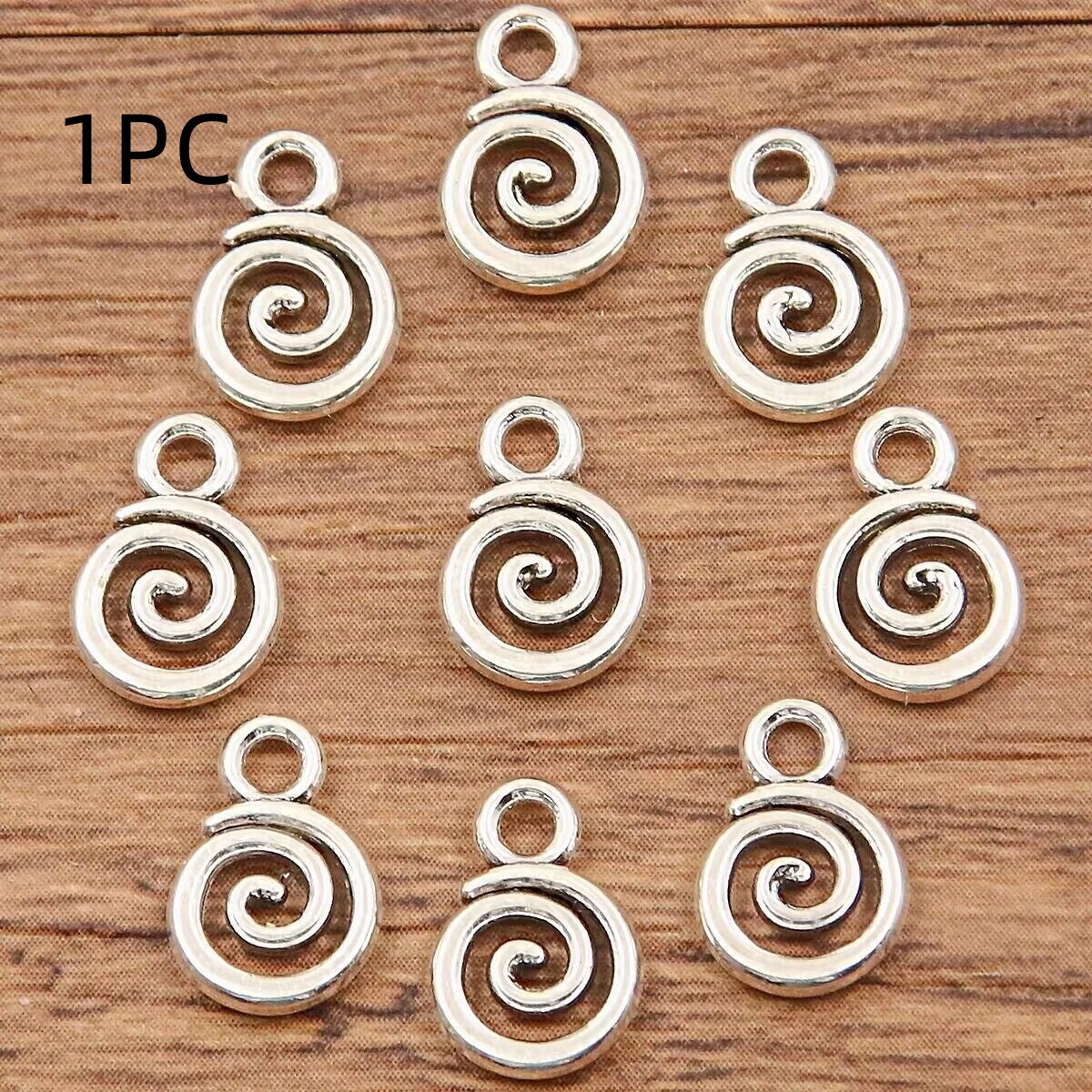 Double-sided Hollow Circle Pendant Alloy Ornament Small Accessories