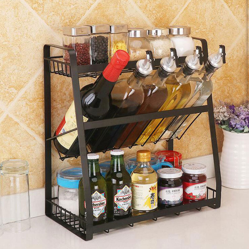 Multi  Functional Three  Layer Seasoning Rack