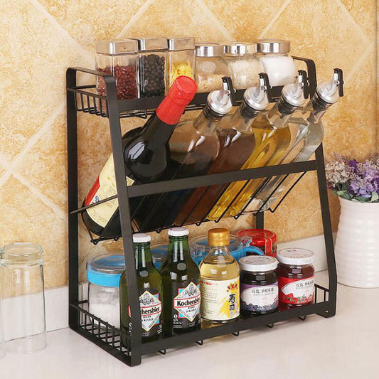 Multi  Functional Three  Layer Seasoning Rack