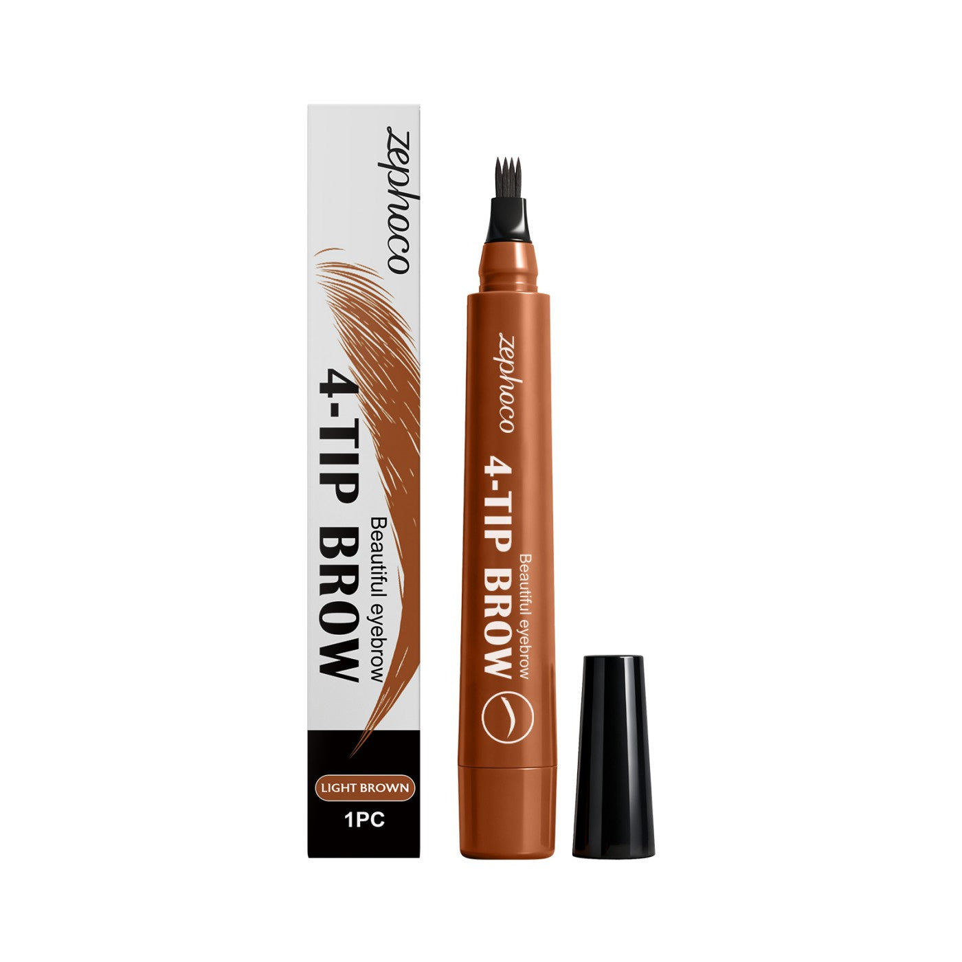 Four-fork Waterproof Eyebrow Pencil