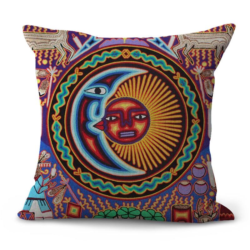 Pattern Pastoral Plaid Sofa Cushion Pillowcase