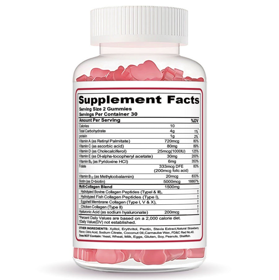 حلوى الكولاجين الببتيدية 