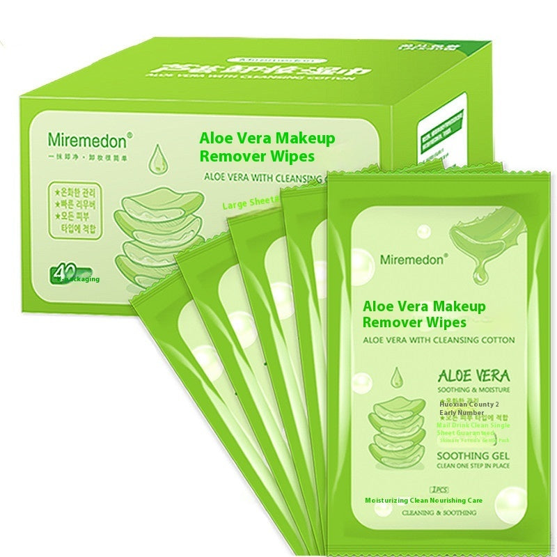 Makeup remover wipes facial tissues