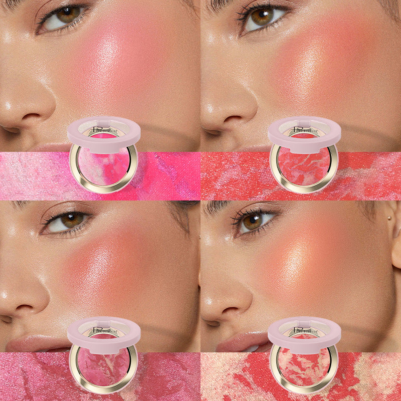 Mixed Blusher Highlight 2-in-1 Long-lasting Natural Waterproof Repair