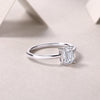 Composure - A Wedding Ring Set With Top-quality Moissanite S925 Silver And Platinum-plated Diamond Can Be Inspected With A Diamond Pen