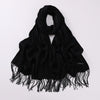 Autumn And Winter Cashmere-like Solid Color Long Scarf