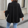 Women's Casual High Neck Long Wool Coat