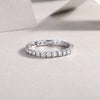 Shining Starlight - A Wedding Ring Set With Top-quality Moissanite S925 Silver And Platinum-plated Diamond. The Ring Can Be Inspected With A Diamond Pen