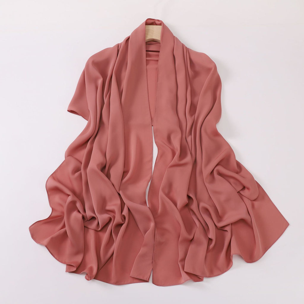 Solid Color Scarf Malay Indonesian Middle East Headscarf