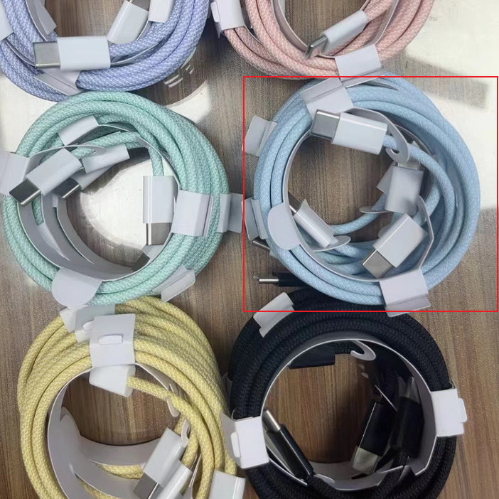 Data Cable Fast Charge Line Macaron Charging
