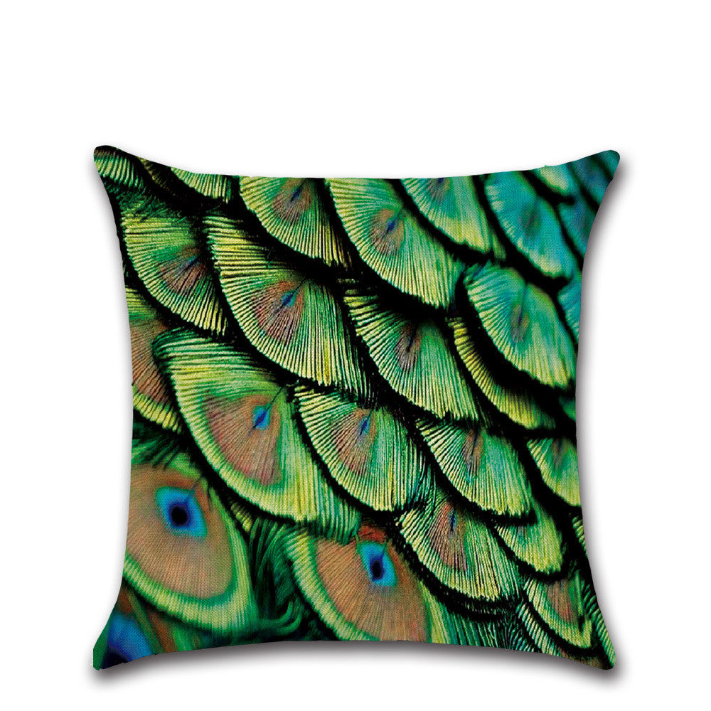 Printed Throw Pillow Case Cushion Cover