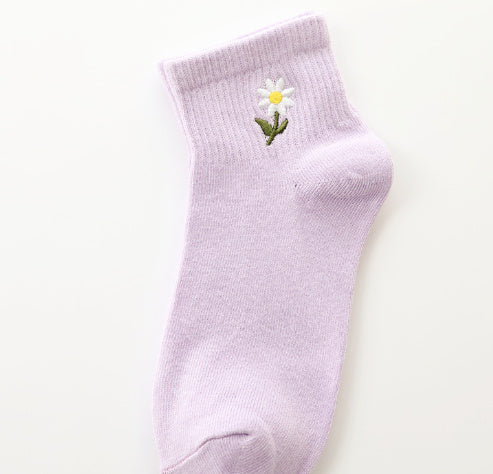 Women's Short Summer Mid-calf Sports Cartoon Women's Socks