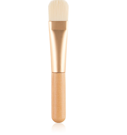 Wooden Handle Portable Facial Treatment Brush Beauty Makeup Tools