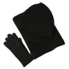 New Wool Scarf Hat Gloves Three-piece Set For Women