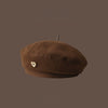 Brown Beret Women's Retro Elegant Hat