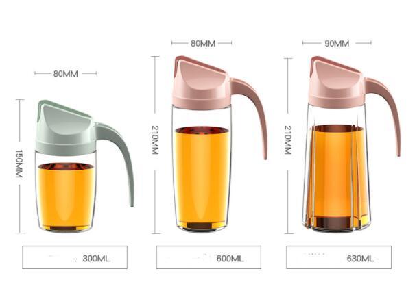 Large-capacity Dust-proof And Leak-proof Glass Oil Pot For Household Kitchen