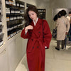 Women's Wool Coat Mid-length Loose Thicken Autumn Winter New Style Overcoat