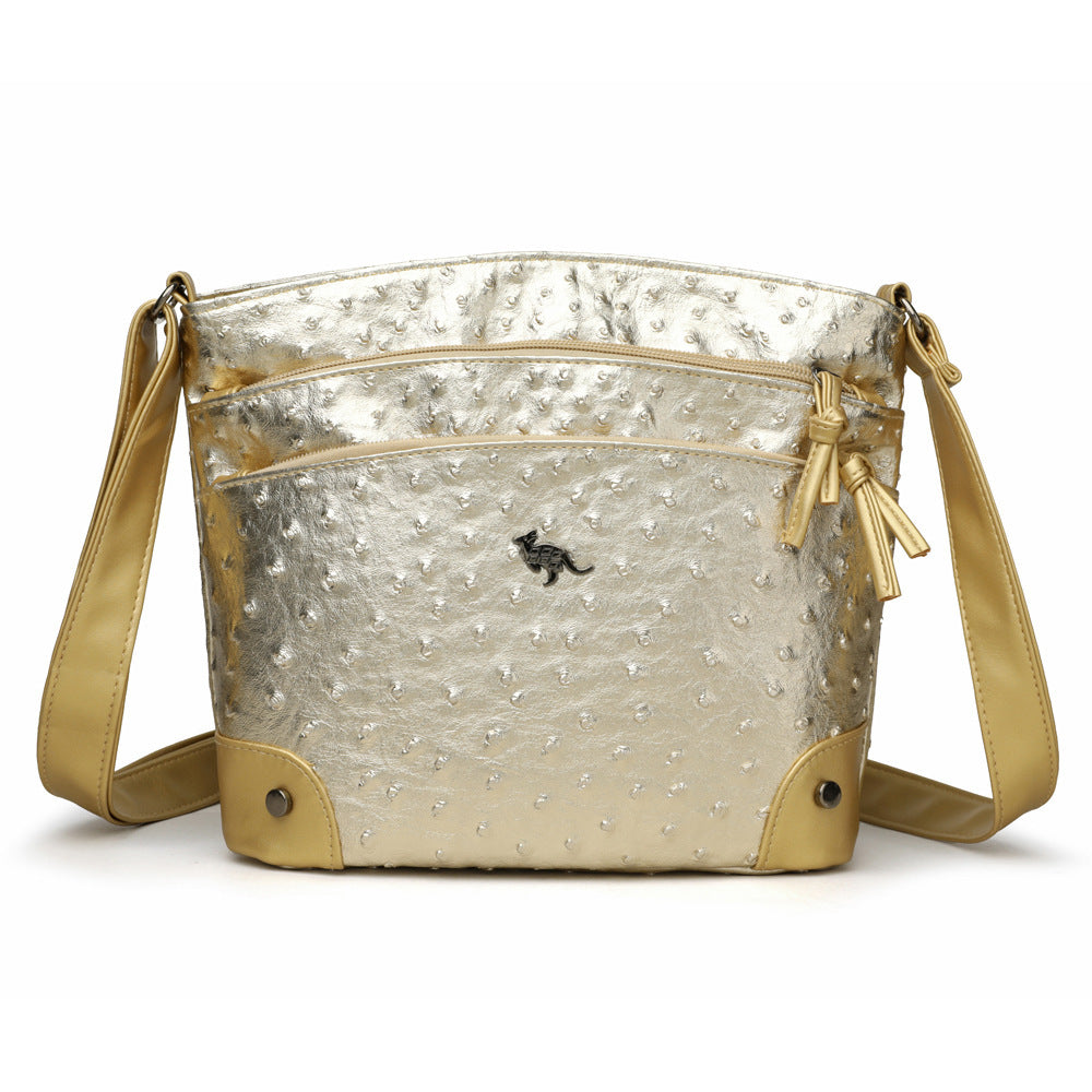 Multi-layer Bucket Bags Women's Retro Casual Simple